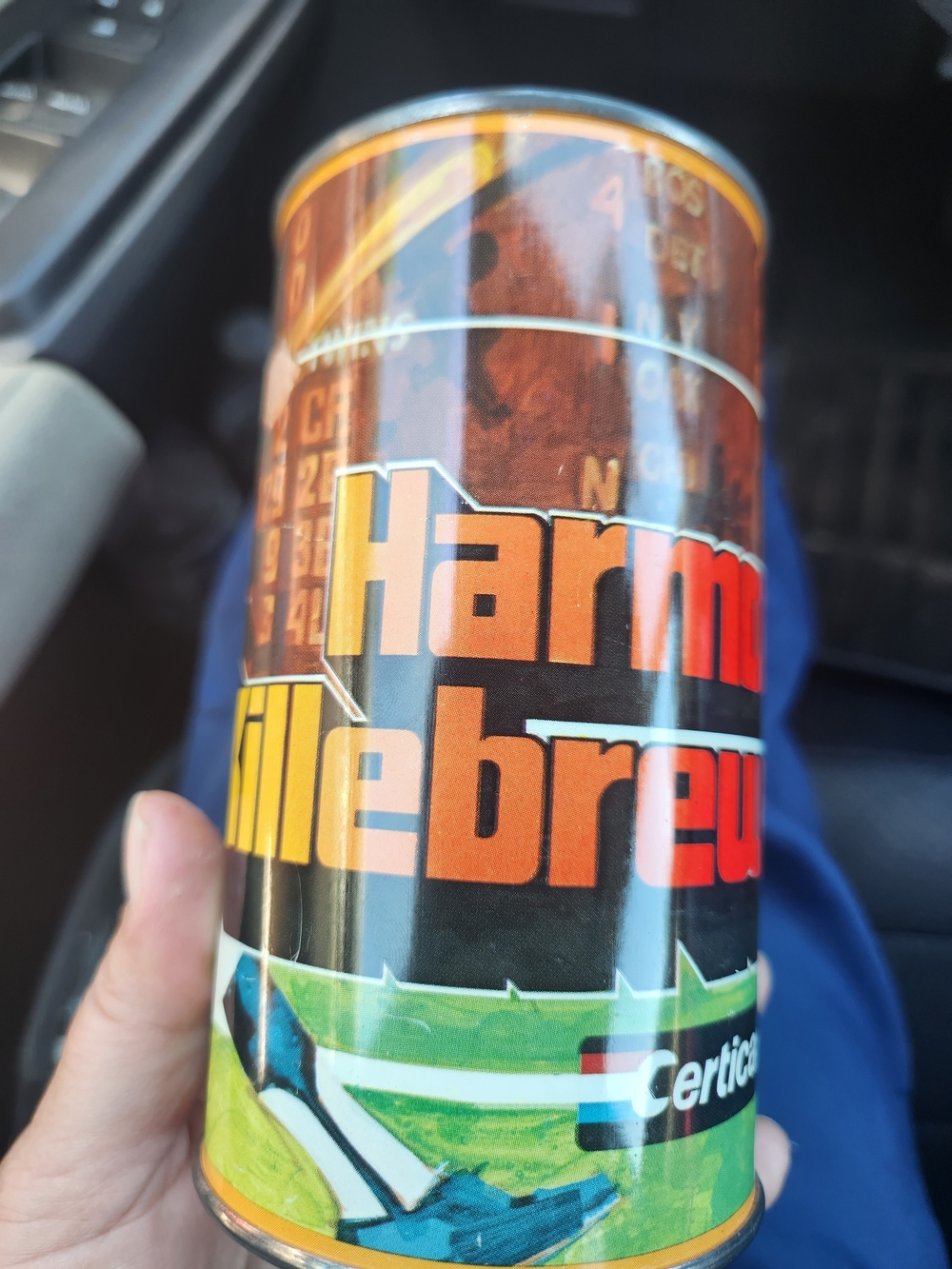 Graphic Canister with Bold Orange Harmon 'Killebrew Text - Picture 6 of 8
